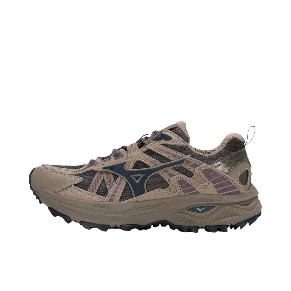 推荐商品：Mizuno/美津浓 Racer Trail 织物 缓震回弹 防滑耐磨 网面 运动休闲鞋 灰色