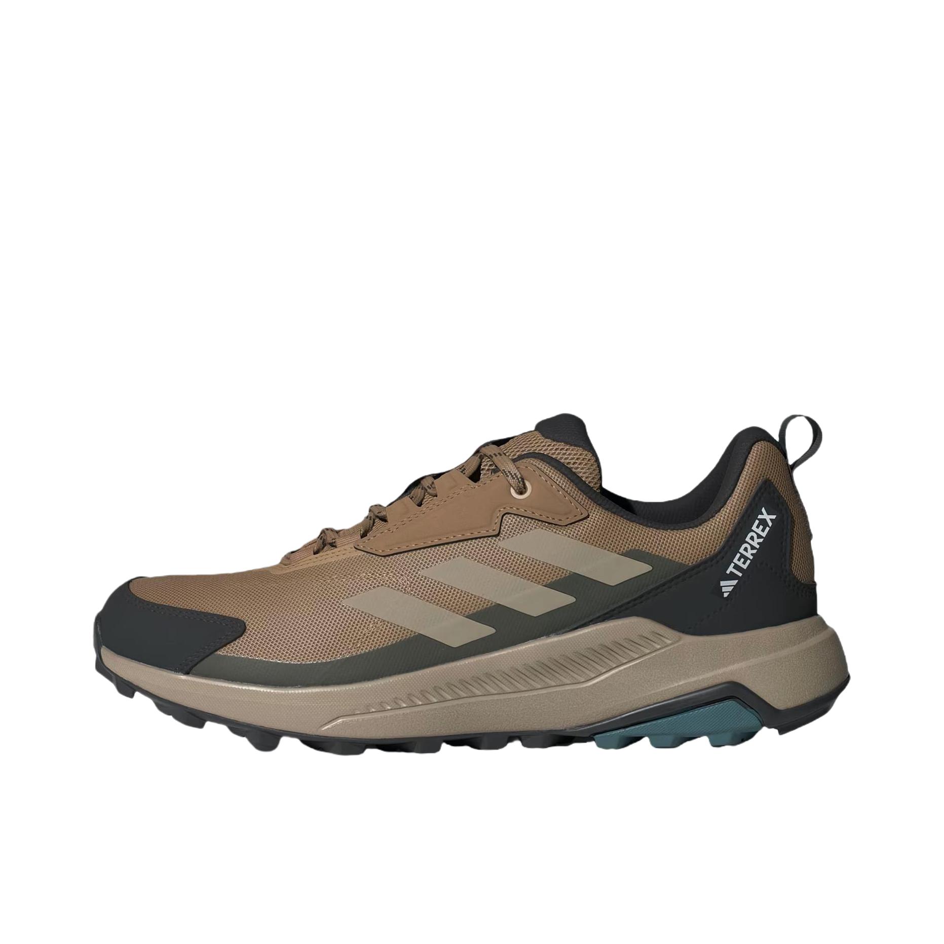 推荐商品：adidas  Anylander  R.RDY  防滑 防水 低帮 系带  户外鞋 棕色 