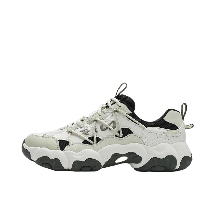 推荐商品：FILA/斐乐 猫爪6代 老爹鞋 低帮休闲时尚生活 浅豆绿/奶白色