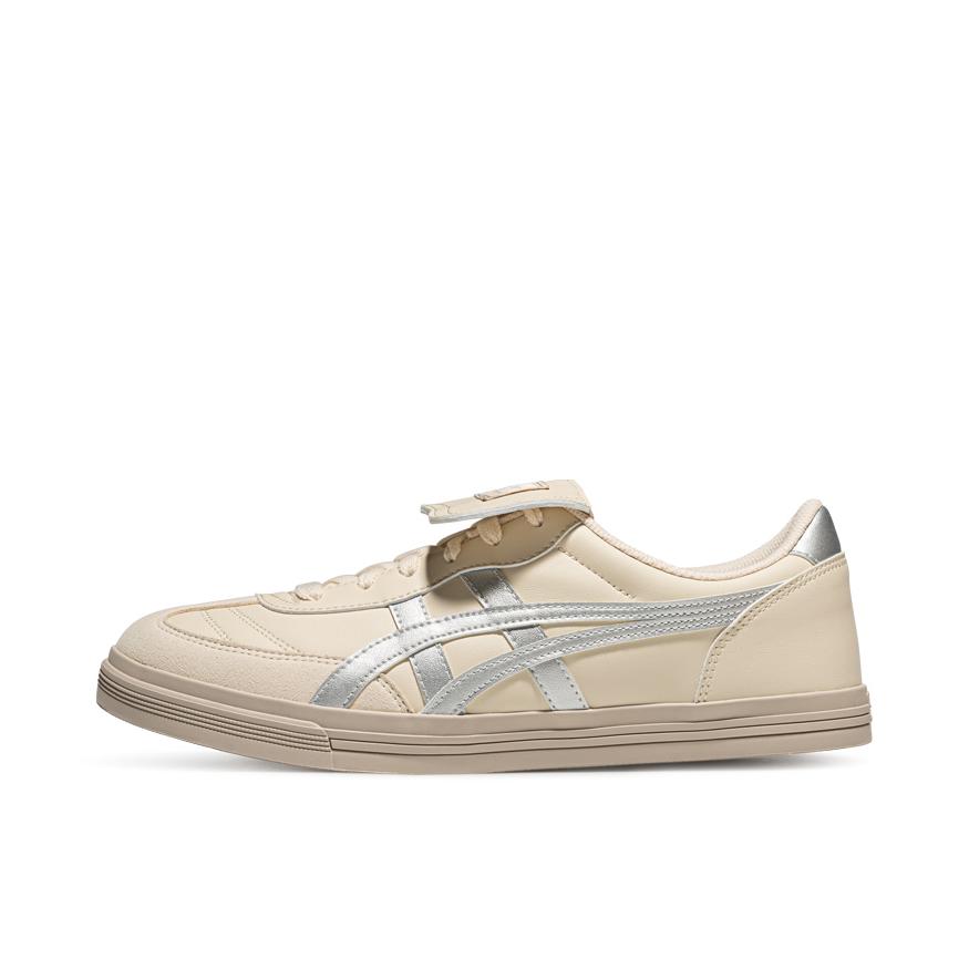 推荐商品：Asics/亚瑟士 AARON 2.0 复古 运动 耐磨 薄底 板鞋 德训鞋 浅灰色