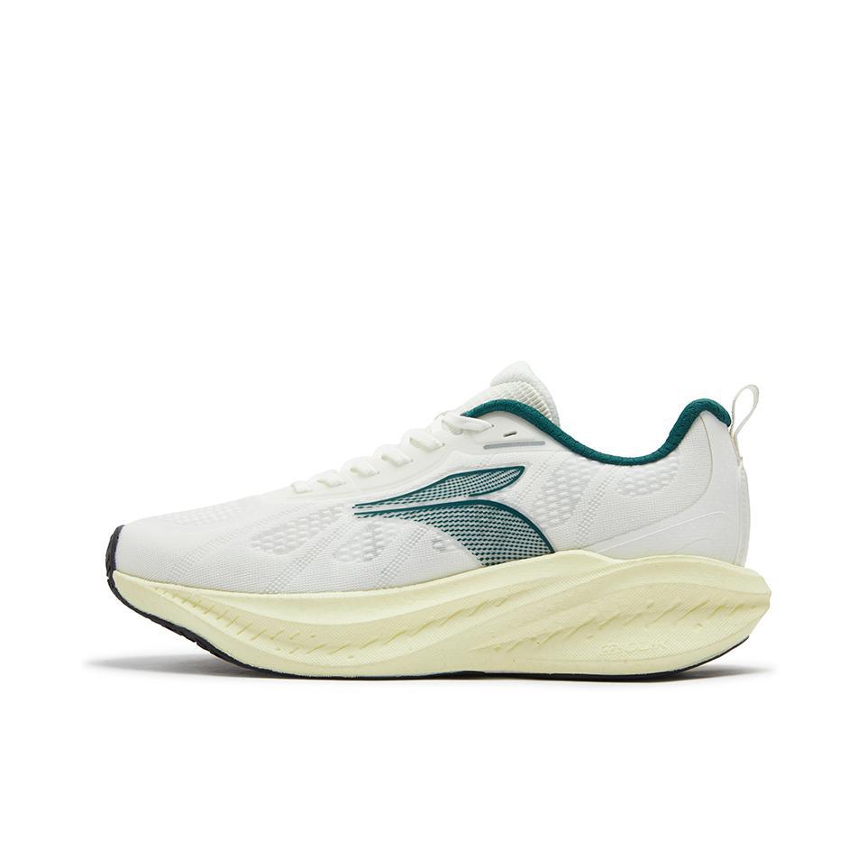 推荐商品：361度 爆沫4SE 跑鞋 缓震回弹网面透气防滑耐磨舒适百搭 羽毛白/专业绿