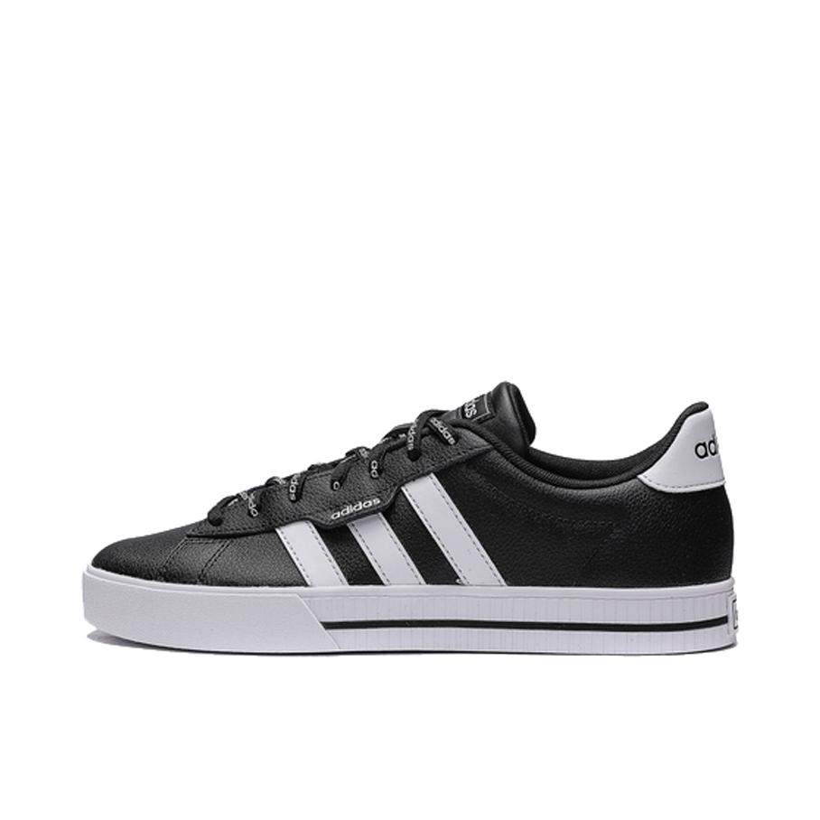 推荐商品：adidas neo Daily 3.0 板鞋 休闲舒适透气耐磨复古防滑轻便 漆黑/白色