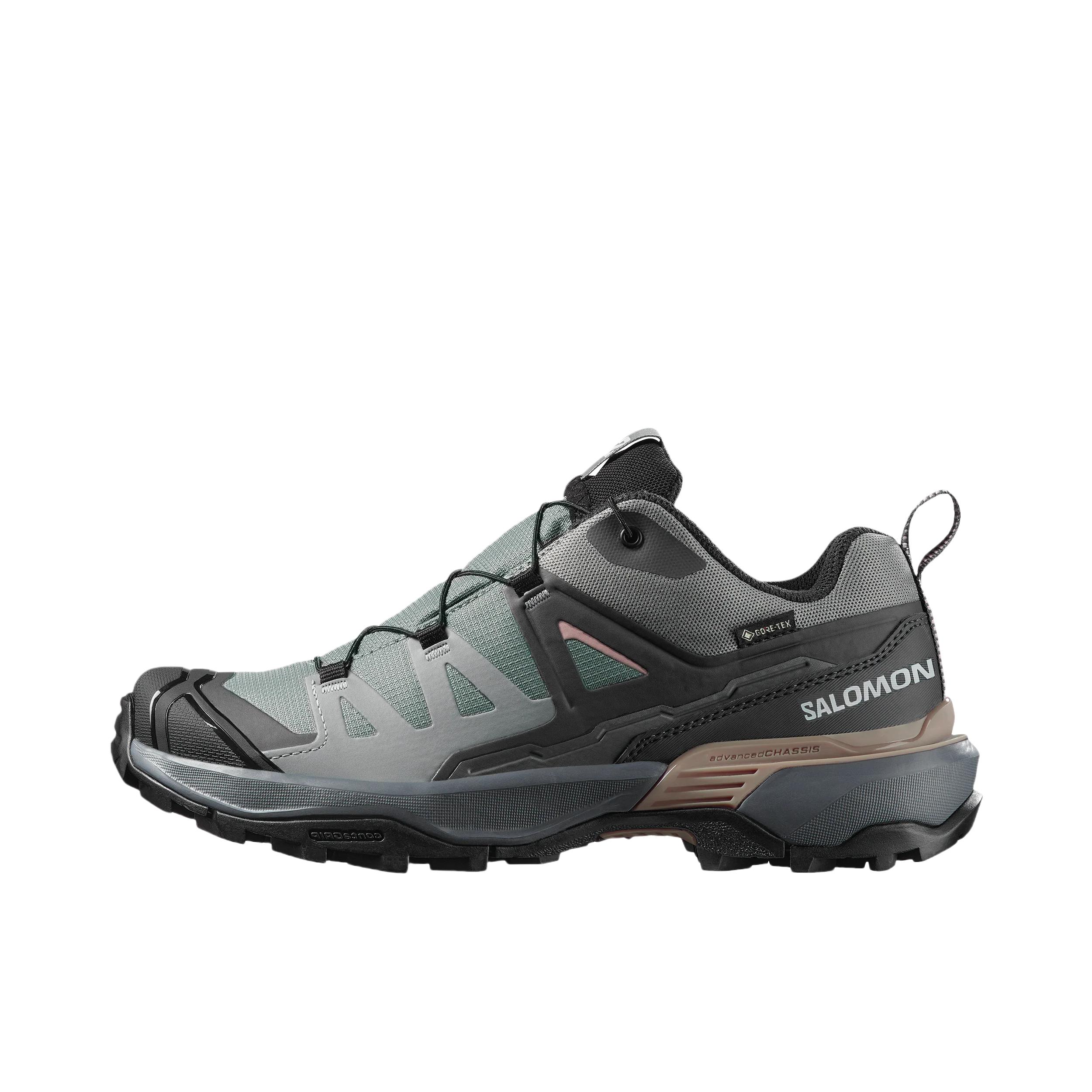 推荐商品：Salomon/萨洛蒙 X ULTRA 360 GTX 防水 舒适透气 防滑耐磨 抓地缓震 户外鞋 徒步鞋 女款/黑色/灰色
