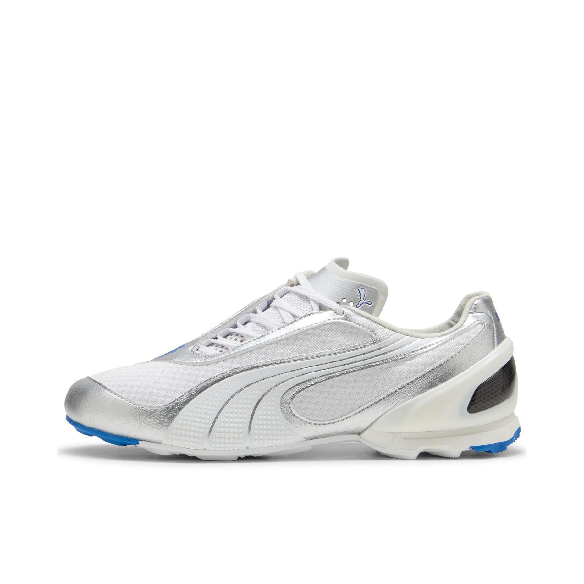 推荐商品：Puma/彪马 V-S1 Metallic 薄底鞋 运动休闲鞋 防滑耐磨低帮平跟贴合 白色