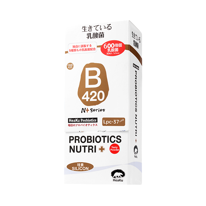 推荐商品：熊健益生菌 B420+硅晶素益生菌