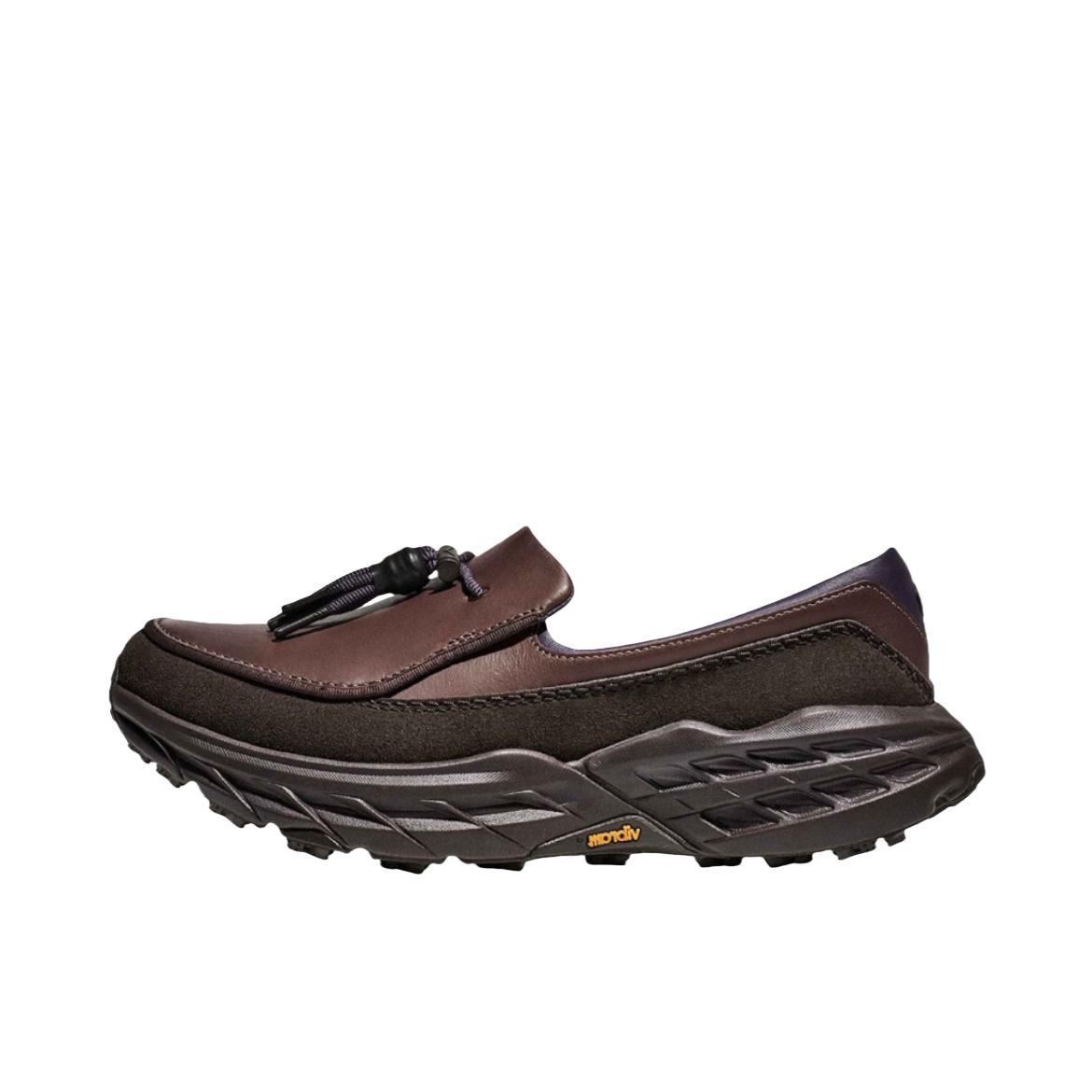 推荐商品：HOKA ONE ONE Speed Loafer 简约 圆头 厚底 一脚蹬 单鞋 棕色