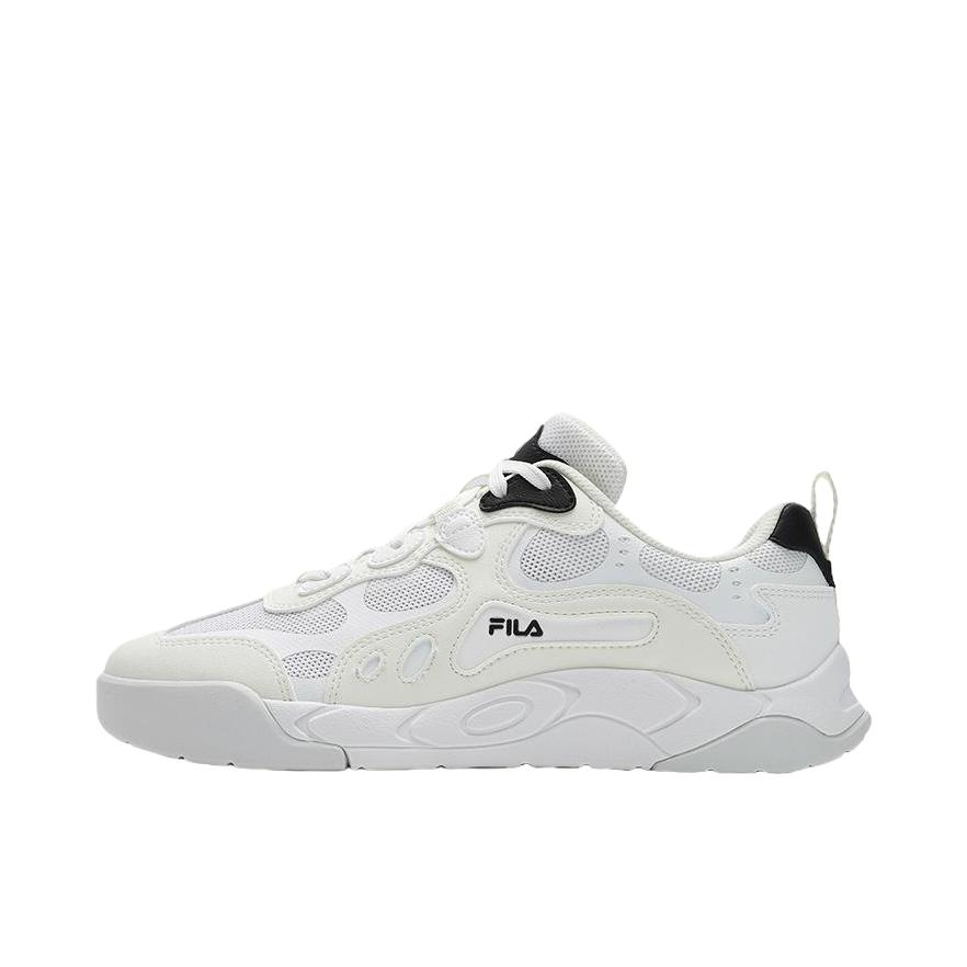 推荐商品：FILA/斐乐 复古系列 STAR RHYTHM 板鞋 百搭简约休闲运动厚底轻便 女款/明亮白/奶油白色 