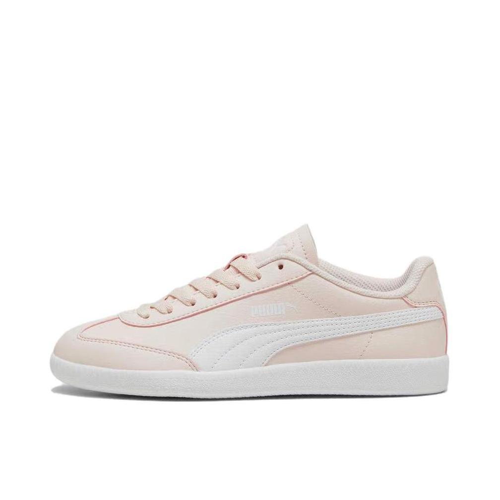 推荐商品：Puma/彪马 9-T T头鞋 德训鞋 板鞋 防滑耐磨减震透气舒适时尚复古百搭薄底 浅粉色/白色