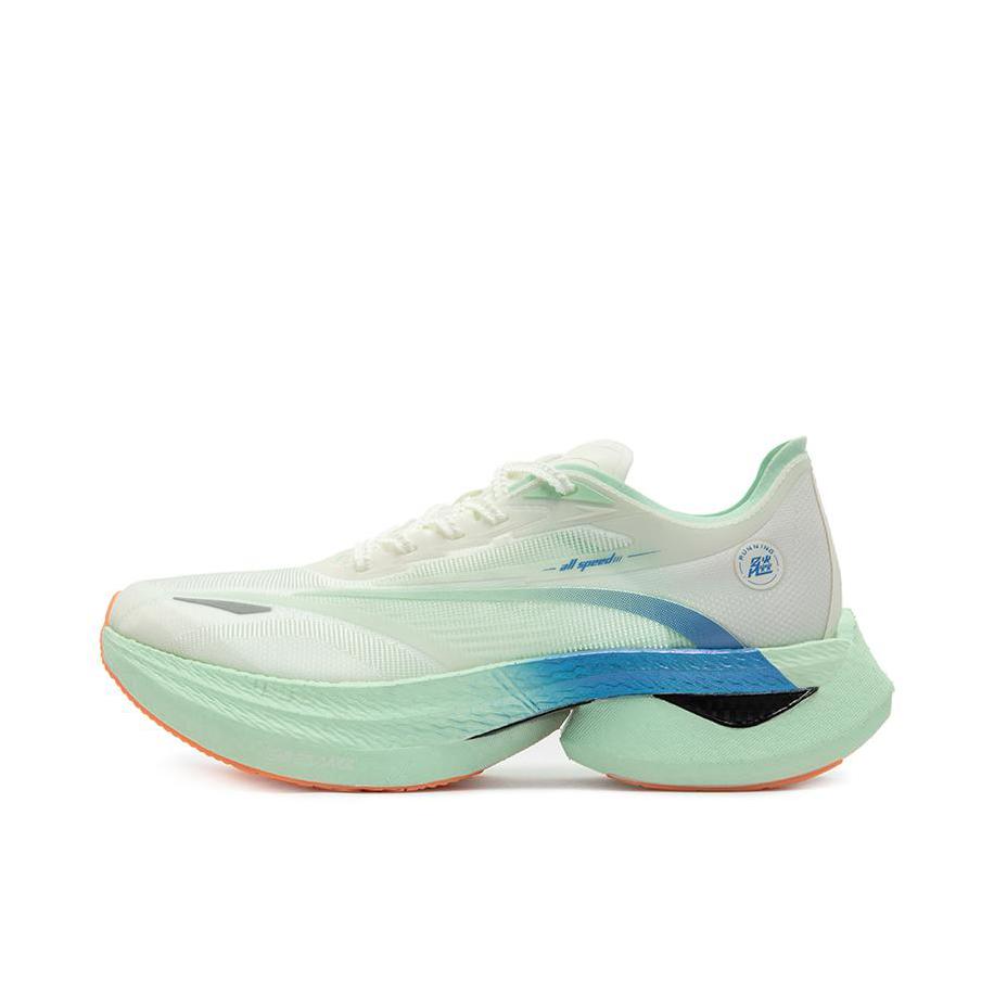 推荐商品：361度 飞飚1.5 跑鞋 马拉松碳板舒适减震防滑耐磨网面透气轻便竞速训练体考体测 风花雪月