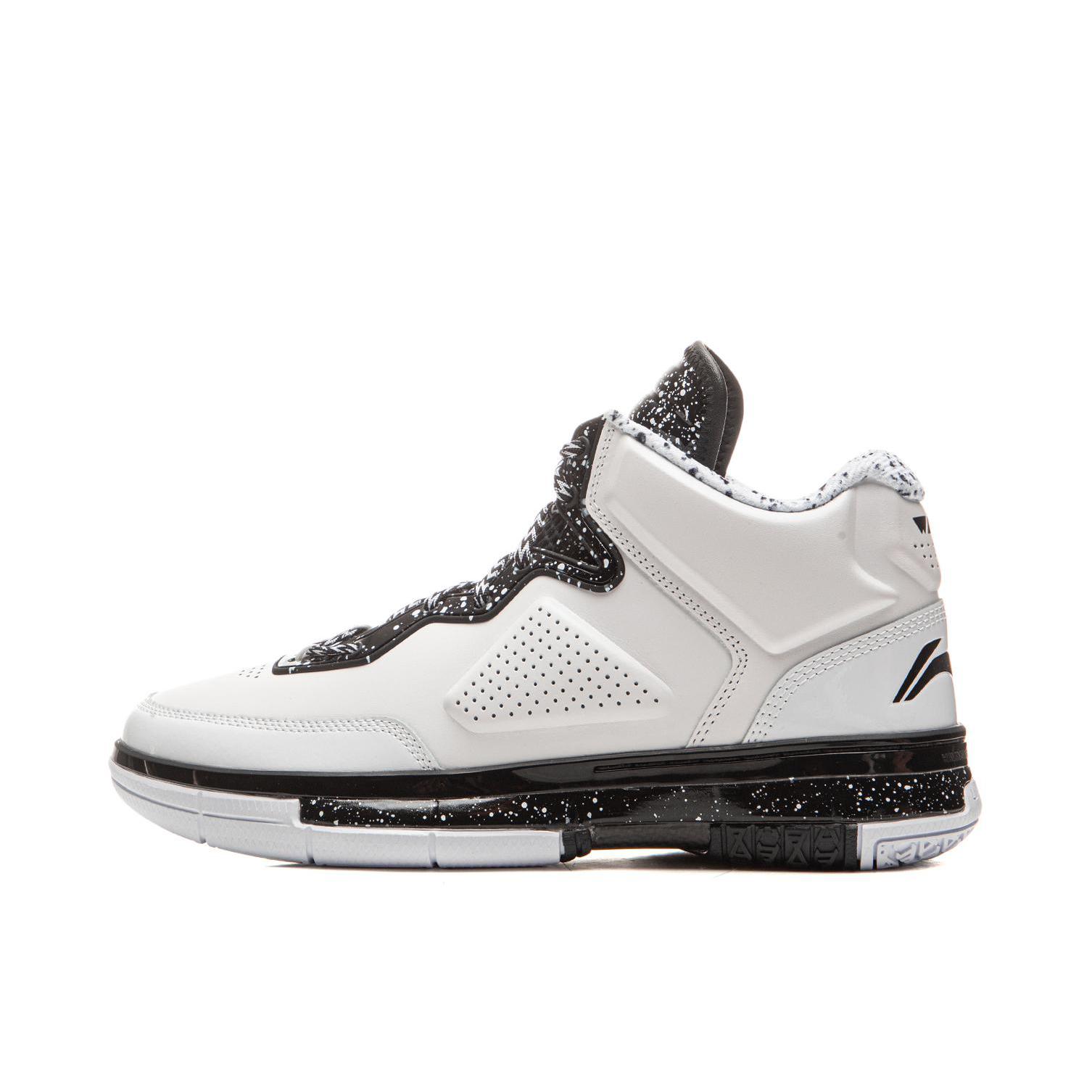 推荐商品：李宁 韦德之道1 防滑耐磨 轻便透气 减震回弹 实战 轻量 碳板 潮流 支撑 专业比赛 篮球鞋 飞溅/标准白