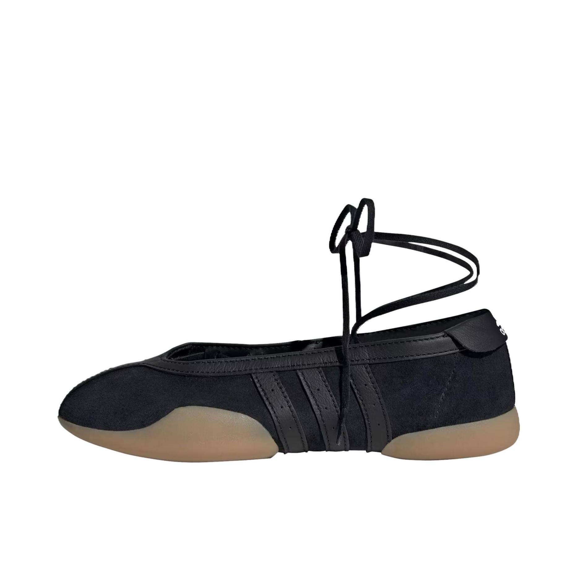 推荐商品：adidas Originals Taekwondo MEI BALLET 复古百搭 芭蕾风 防滑耐磨 舒适透气 系带 低帮 运动休闲鞋 黑色 