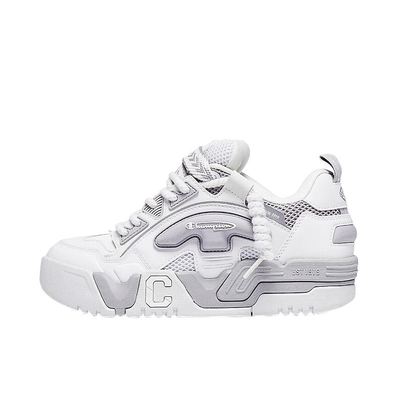 推荐商品：Champion/冠军 GEARSKATE 板鞋 美式复古简约 男款/灰色