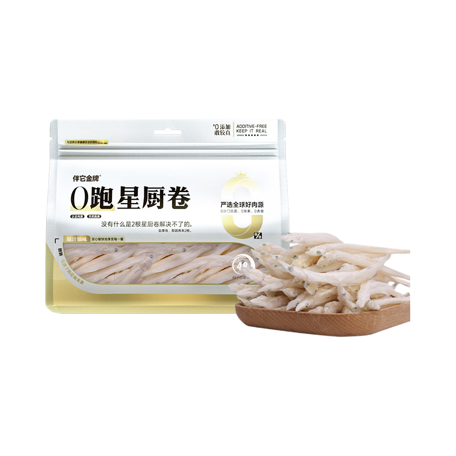 推荐商品：伴它金牌 全价 猫犬通用冻干零食 美毛补钙