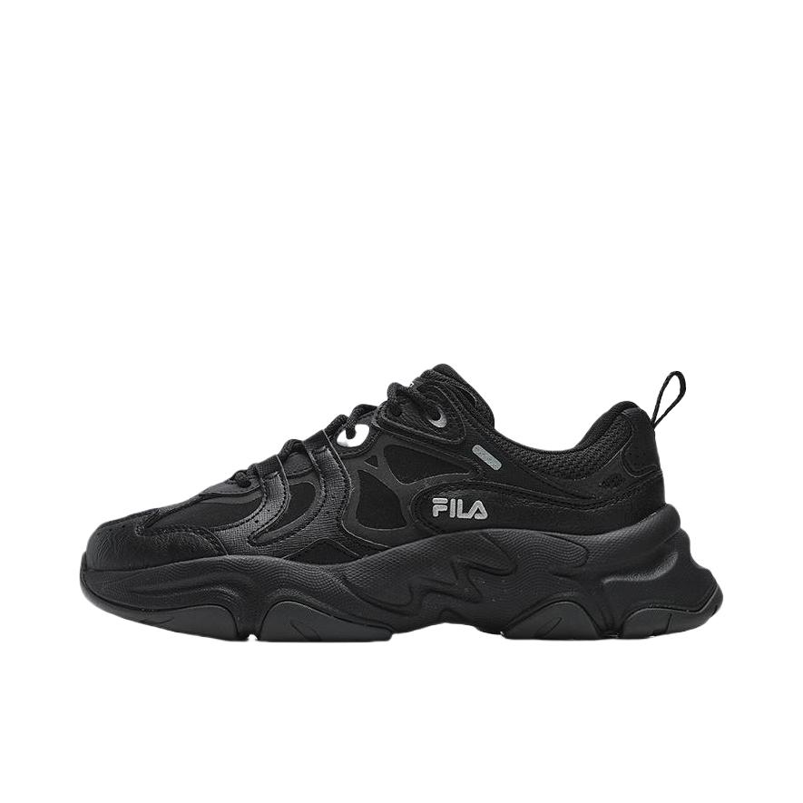 推荐商品：【张艺兴同款】FILA/斐乐 Mars 火星3 防滑耐磨 系带 舒适百搭 简约潮流 织物 合成革 网布 老爹鞋 男款/黑色