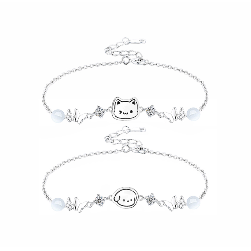 推荐商品：牧言 小猫修狗琉璃情侣款手链 MHS20254B