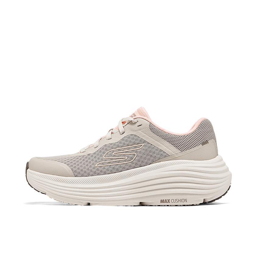 推荐商品：Skechers/斯凯奇 Go Max Cushioning 复古百搭 潮流 防滑耐磨 舒适缓震 回弹 慢跑 跑鞋 女款/自然色