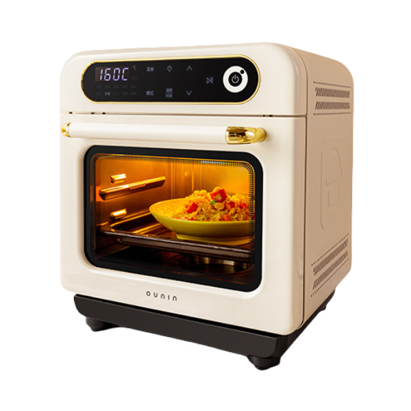 推荐商品：ounin/欧宁 KXW120-T110A 电烤箱 12L 热风循环 立体烘烤