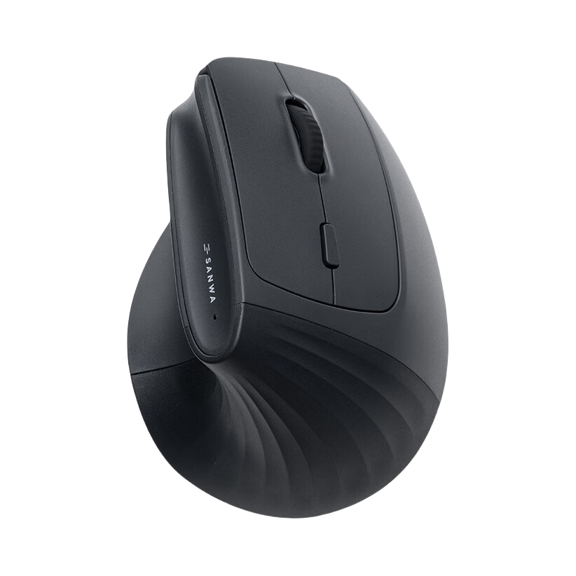 推荐商品：Sanwa Supply GMAERGWBT22 双模鼠标 蓝牙+2.4G连接 人体工学 静音按键