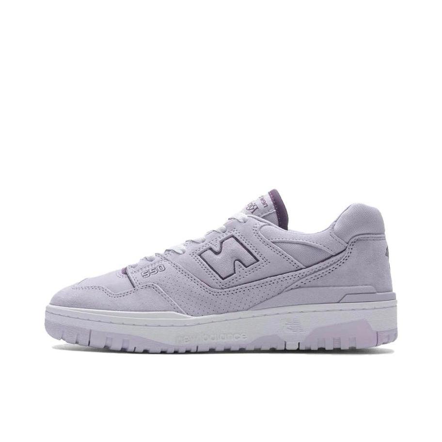 推荐商品：New Balance 550 复古 舒适 百搭 减震透气 防滑耐磨 潮流 运动休闲鞋 Rich Paul联名/紫色