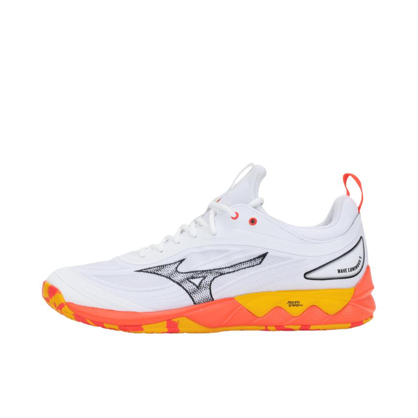 推荐商品：Mizuno/美津浓 WAVE LUMINOUS 3 室内 比赛 缓震软弹贴合型 排球鞋 破晓橙