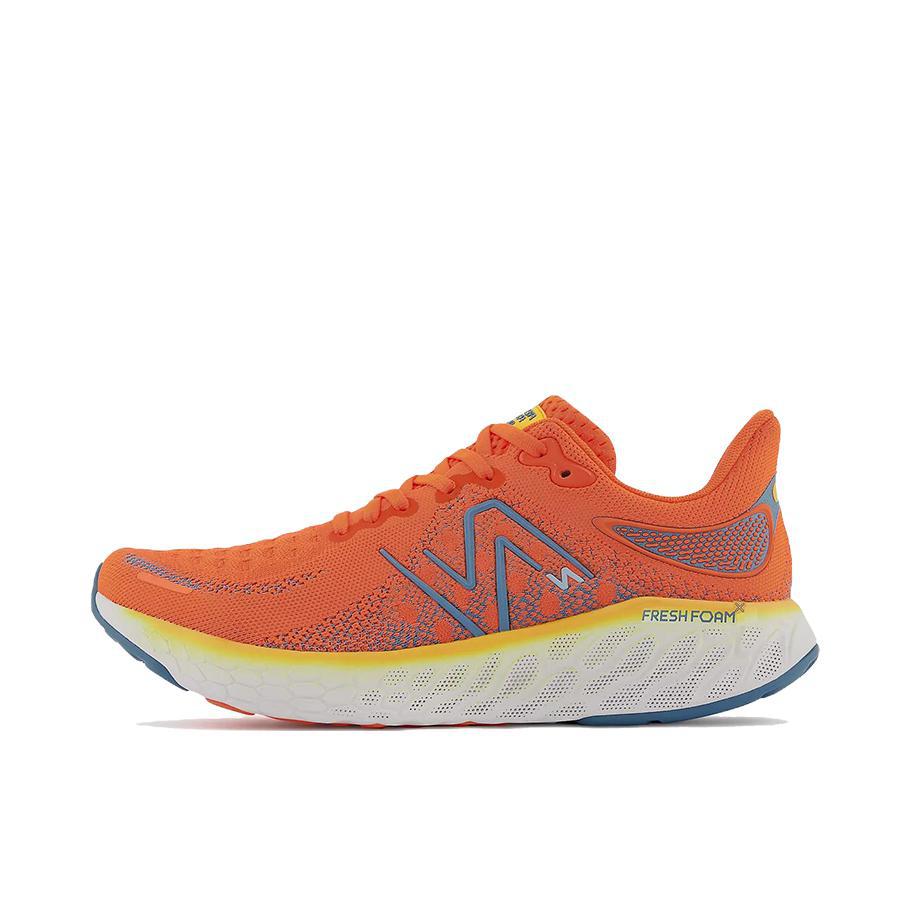 推荐商品：New Balance Fresh Foam x 1080 V12 跑鞋 缓震支撑织物回弹复古长跑 橙色