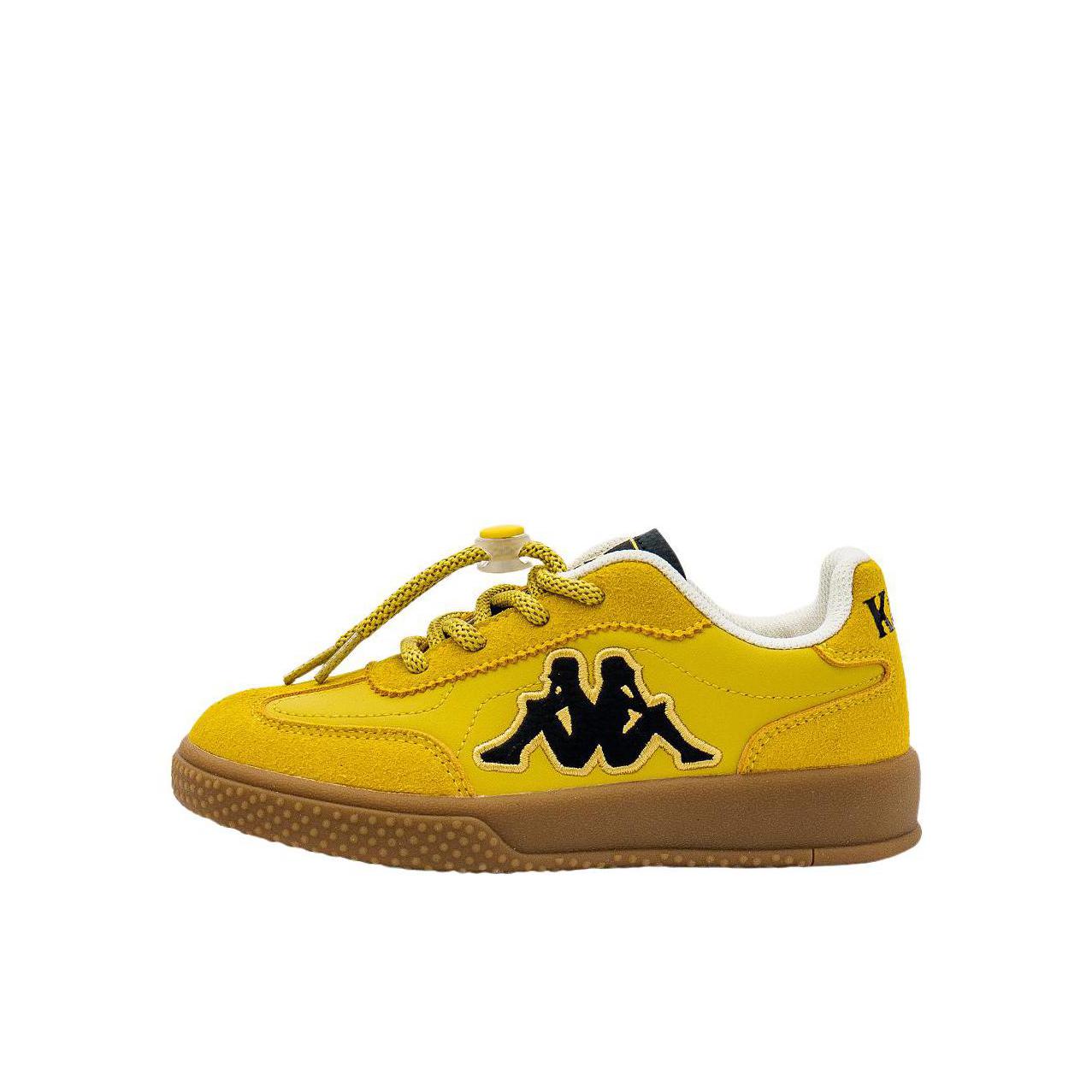 推荐商品：Kappa 板鞋儿童 轻便网面透气甜美校园风百搭超软底学院风薄底休闲运动 KAZY241209 大童/黄色