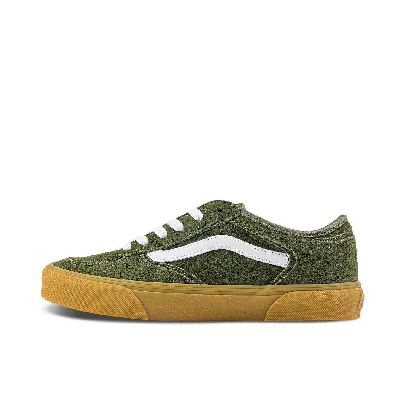 推荐商品：Vans/范斯 Rowley Classic 防滑耐磨 舒适轻便 减震 简约百搭 潮流复古 运动休闲鞋 绿色/白色