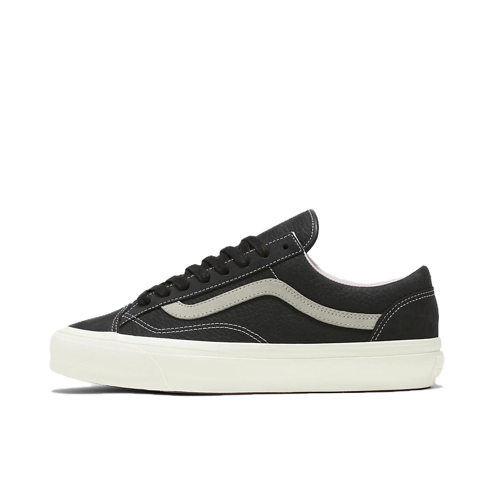 推荐商品：Vans/范斯 Old Skool 滑板鞋 板鞋 轻便防滑复古舒适经典 皮革/黑色