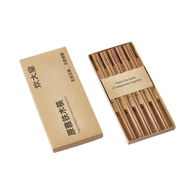推荐商品：COOKER KING/炊大皇 抗菌款 铁木 筷子 礼盒装 TM102YY