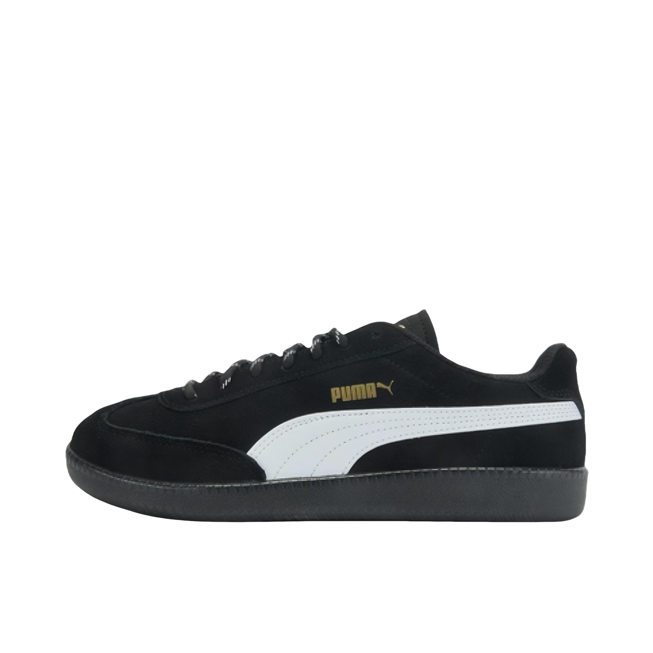 推荐商品：Puma/彪马 9-T 防滑耐磨 减震透气 舒适 时尚 复古百搭 德训鞋 板鞋 黑色/白色/金色