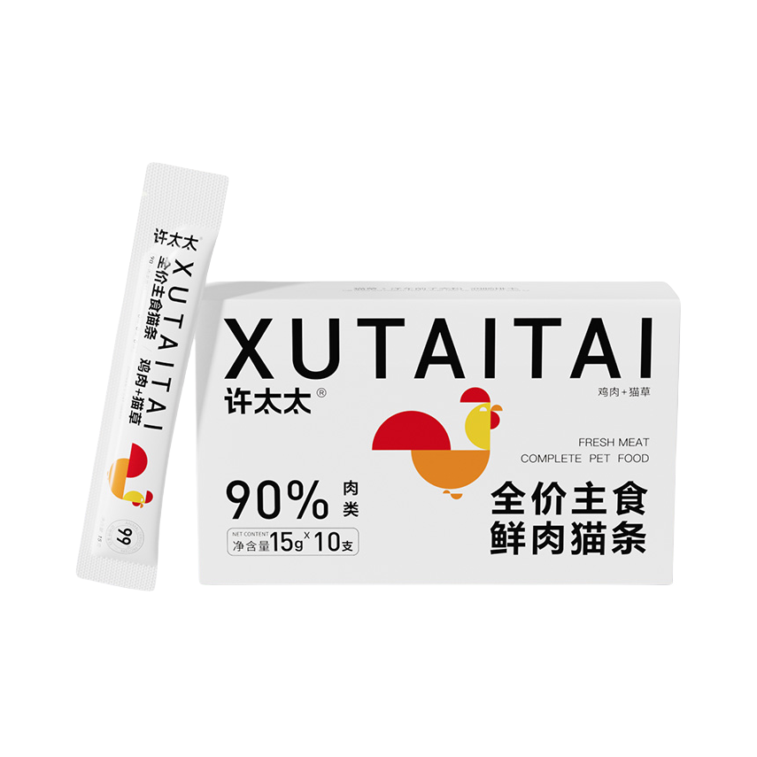 推荐商品：许太太 全价 猫条 营养增肥防掉毛