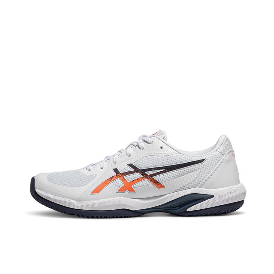 推荐商品：Asics/亚瑟士 Solution Swift FF 2 舒适减震 防滑耐磨 低帮 平跟 网面透气 网球鞋 clay/灰色