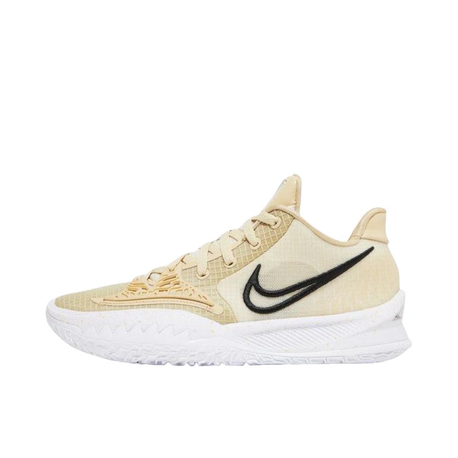 推荐商品：Nike Kyrie Low 4 欧文4代 舒适支撑 包裹性 减震防滑 实战 织物 篮球鞋 黄色/白色