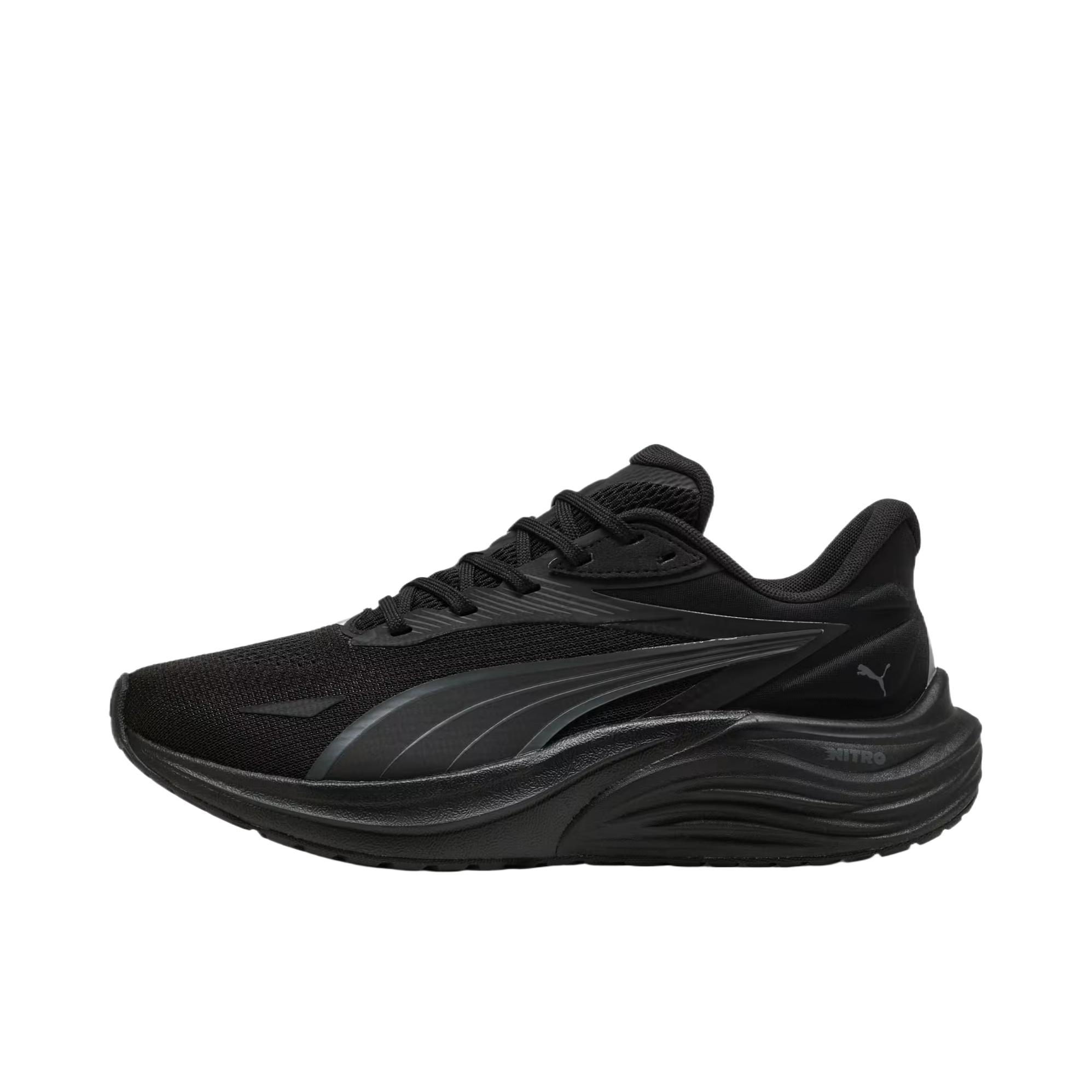推荐商品：Puma/彪马 Electrify Nitro 4 减震 耐磨 低帮 跑鞋 纯黑色