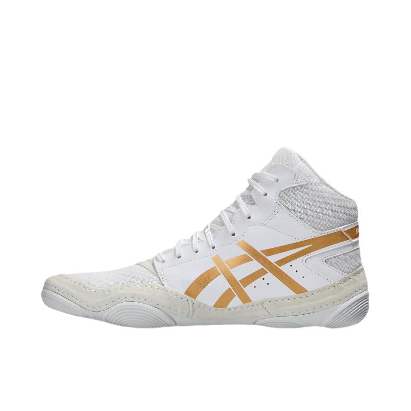 推荐商品：Asics/亚瑟士 SNAPDOWN 4 室内 健身 室外包裹性 硬拉 格斗 散打 聚氨酯 训练鞋 白色/黄色 