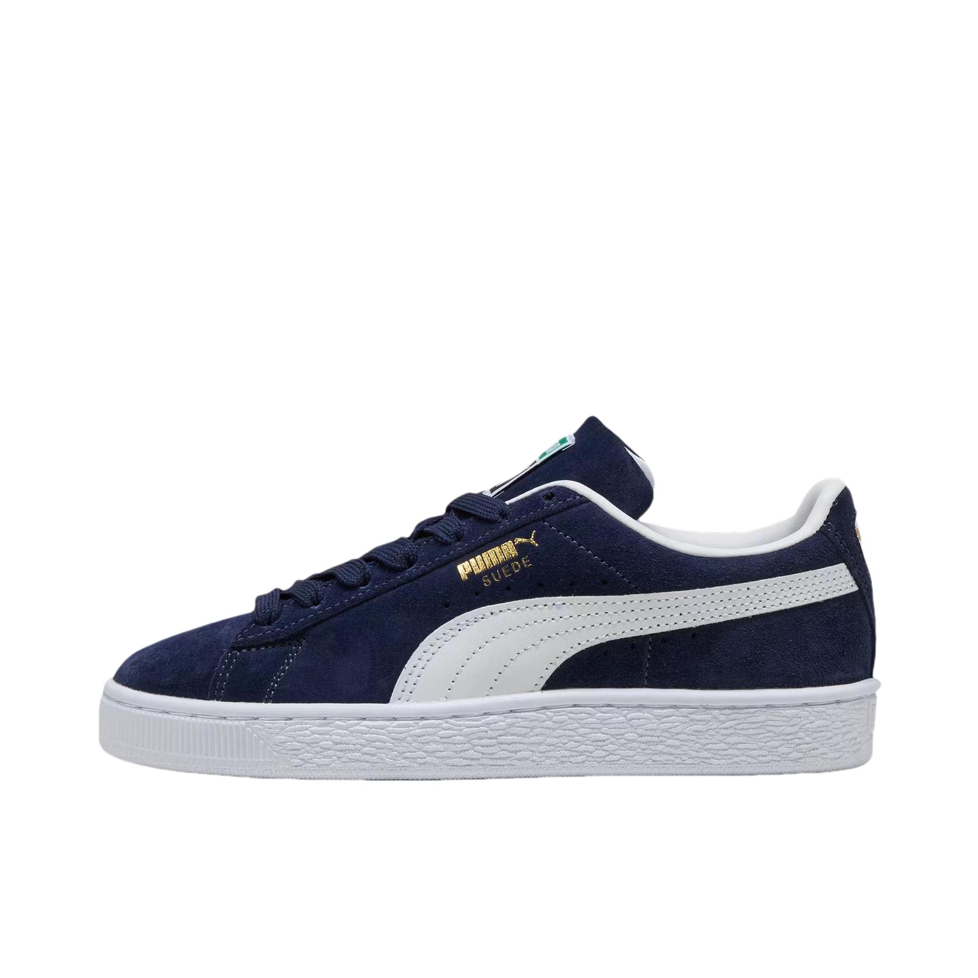推荐商品：Puma/彪马 Suede Croc 板鞋 防滑耐磨舒适轻便时尚百搭复古 大童/青色/白色