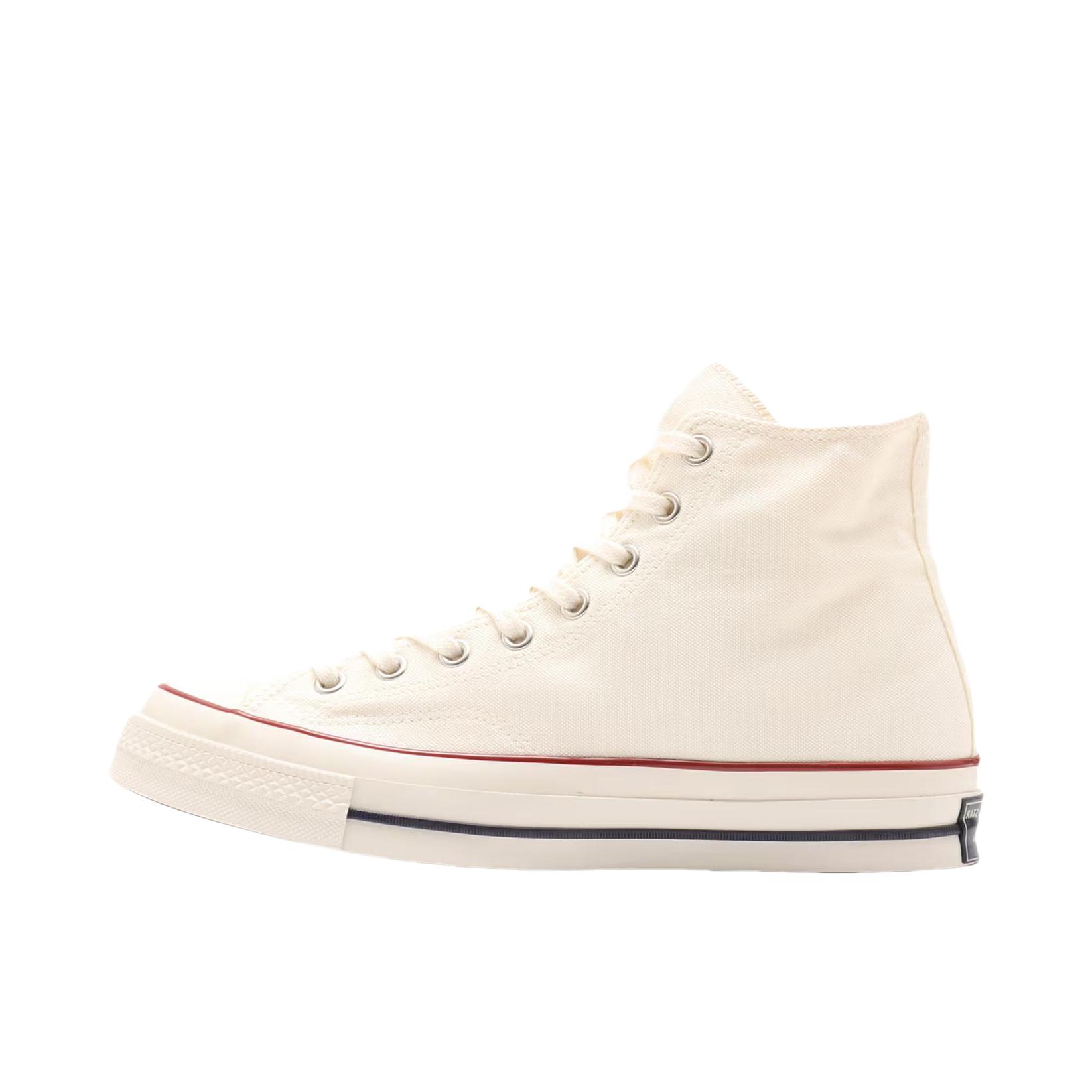 推荐商品：Converse/匡威 ALL STAR LGCY 帆布鞋 防滑耐磨高帮平跟 米白色