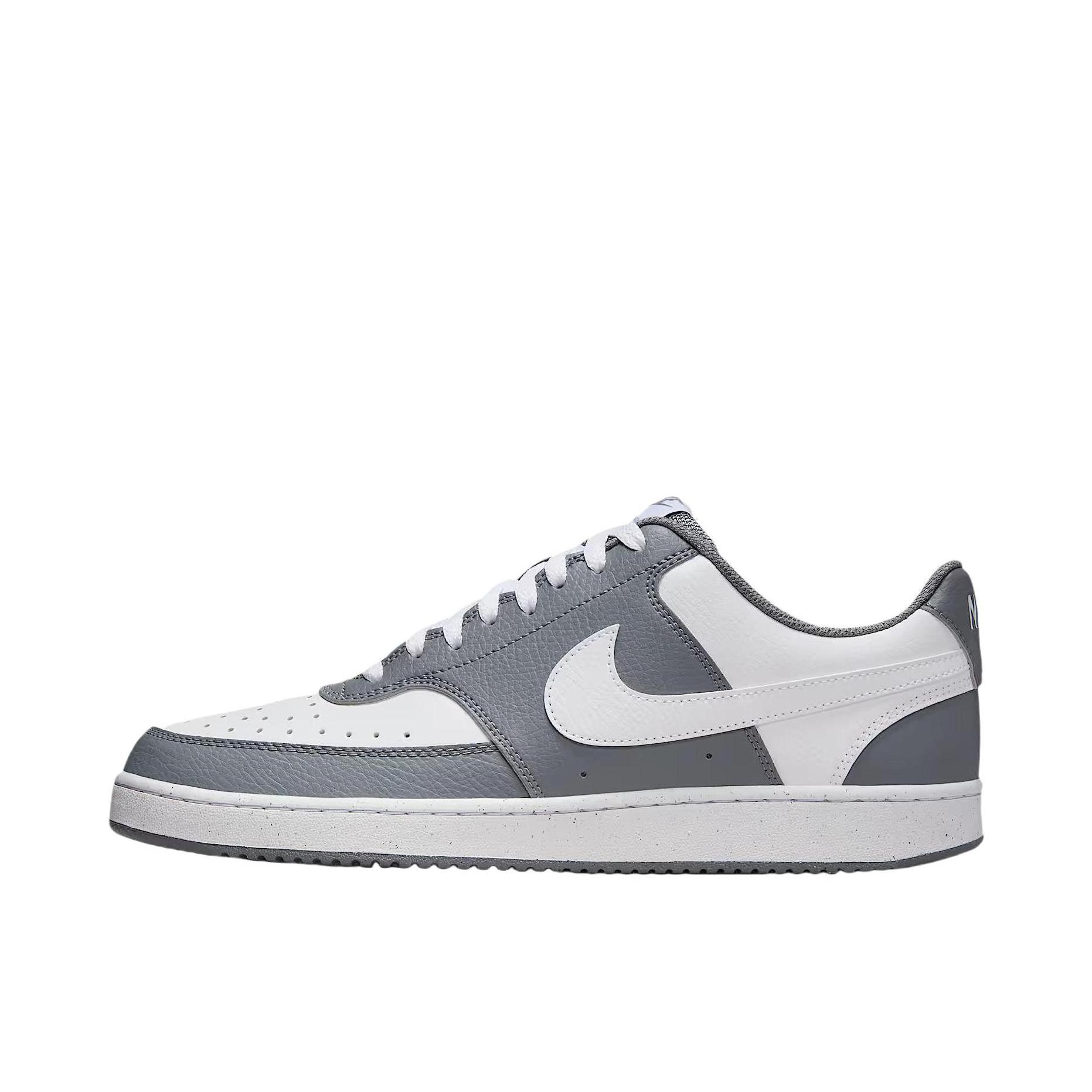 推荐商品：Nike Court Vision 板鞋 复古缓震抓地防滑轻便 浅灰色