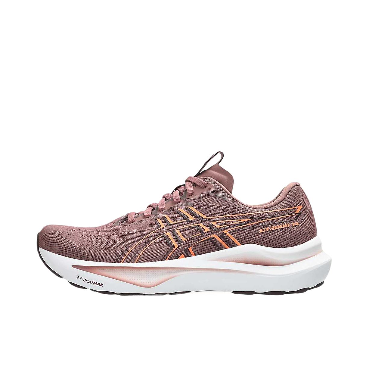 推荐商品：Asics/亚瑟士 GT-2000 14 跑鞋 舒适百搭支撑缓震回弹稳定支撑 棕红色