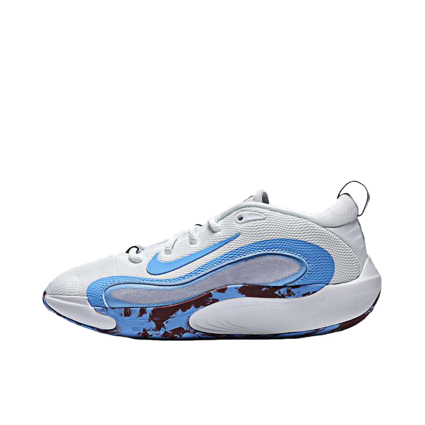 推荐商品：Nike IsoFly 舒适轻便 网面透气 缓震回弹 防滑耐磨 时尚百搭 篮球鞋 大童/深蓝色