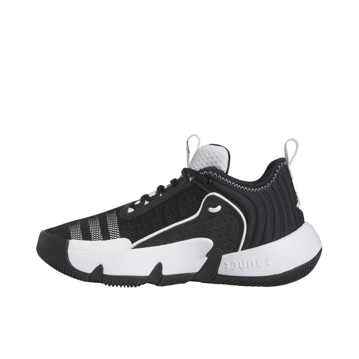 推荐商品：adidas Trae Unlimited 篮球鞋 减震回弹防滑耐磨实战 大童/黑色/白色