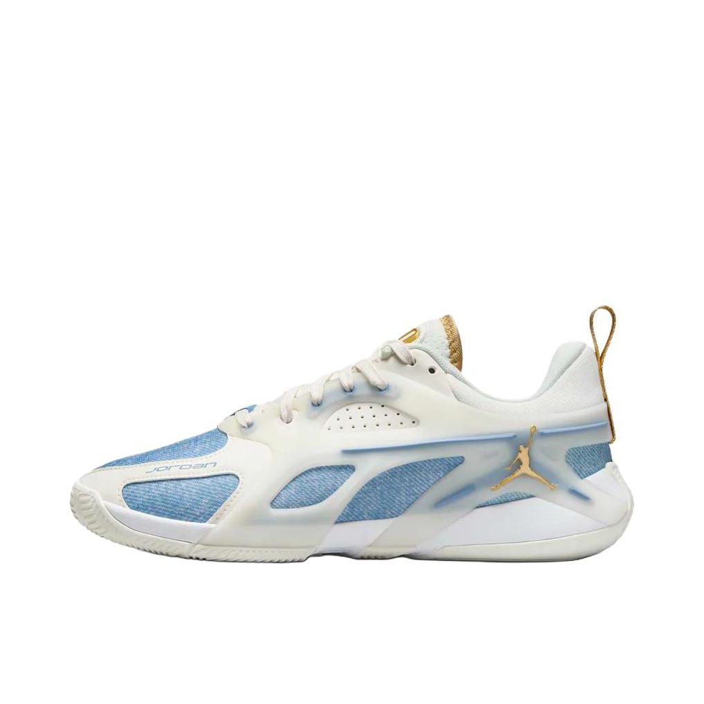 推荐商品：Jordan Heir 1.0 篮球鞋 防滑耐磨舒适缓震轻便透气抗扭FZ2473 男款/白色/浅蓝色
