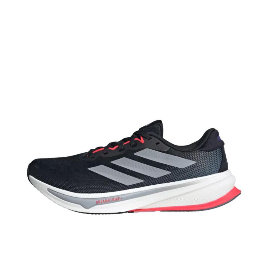 推荐商品：adidas SUPERNOVA Rise 2 跑鞋 缓震回弹稳定透气防滑耐磨防水支撑轻便贴合柔弹 黑色/帆白色
