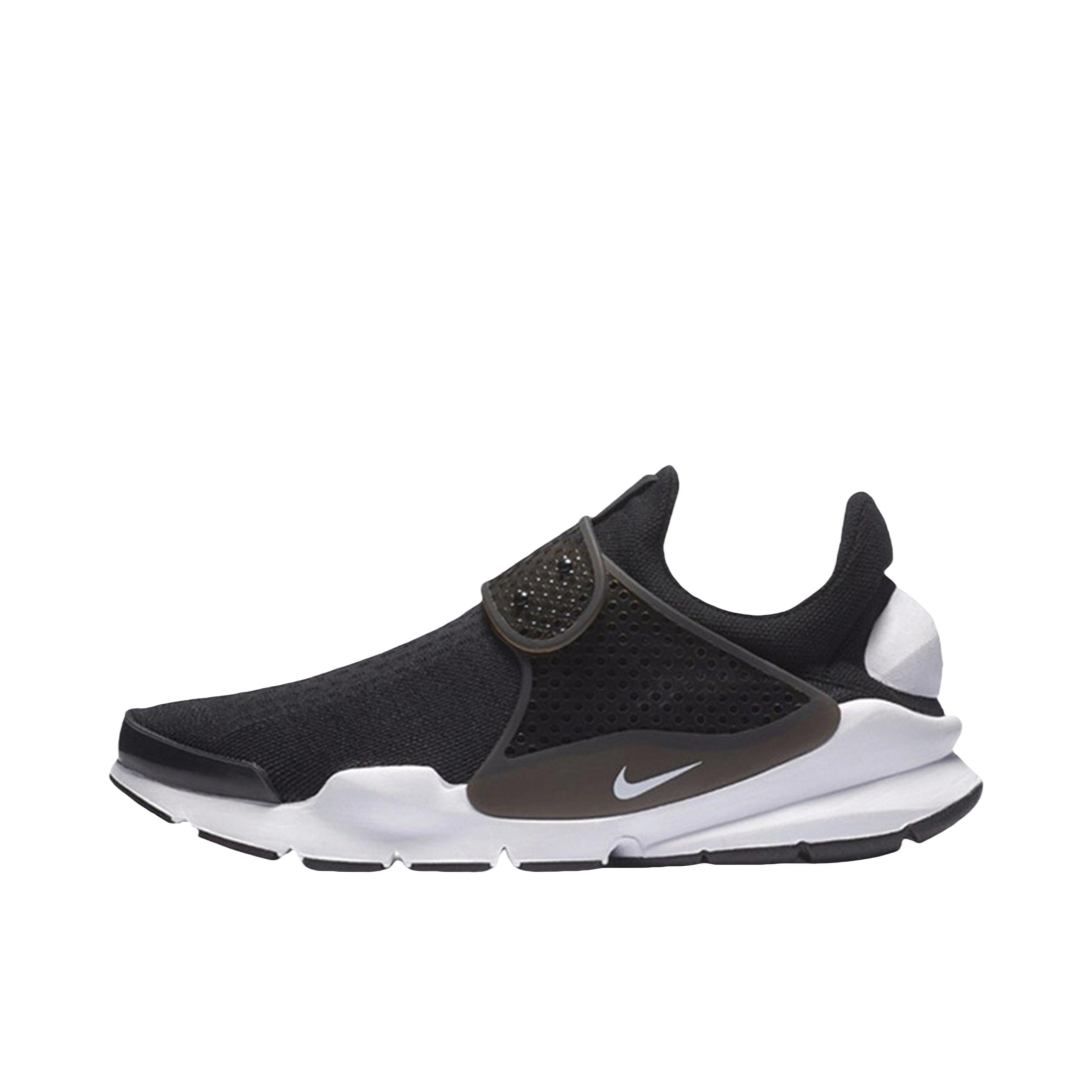 推荐商品：Nike Sock Dart 运动休闲鞋 防滑耐磨轻便透气织物低帮圆头支撑 男款/黑色/白色