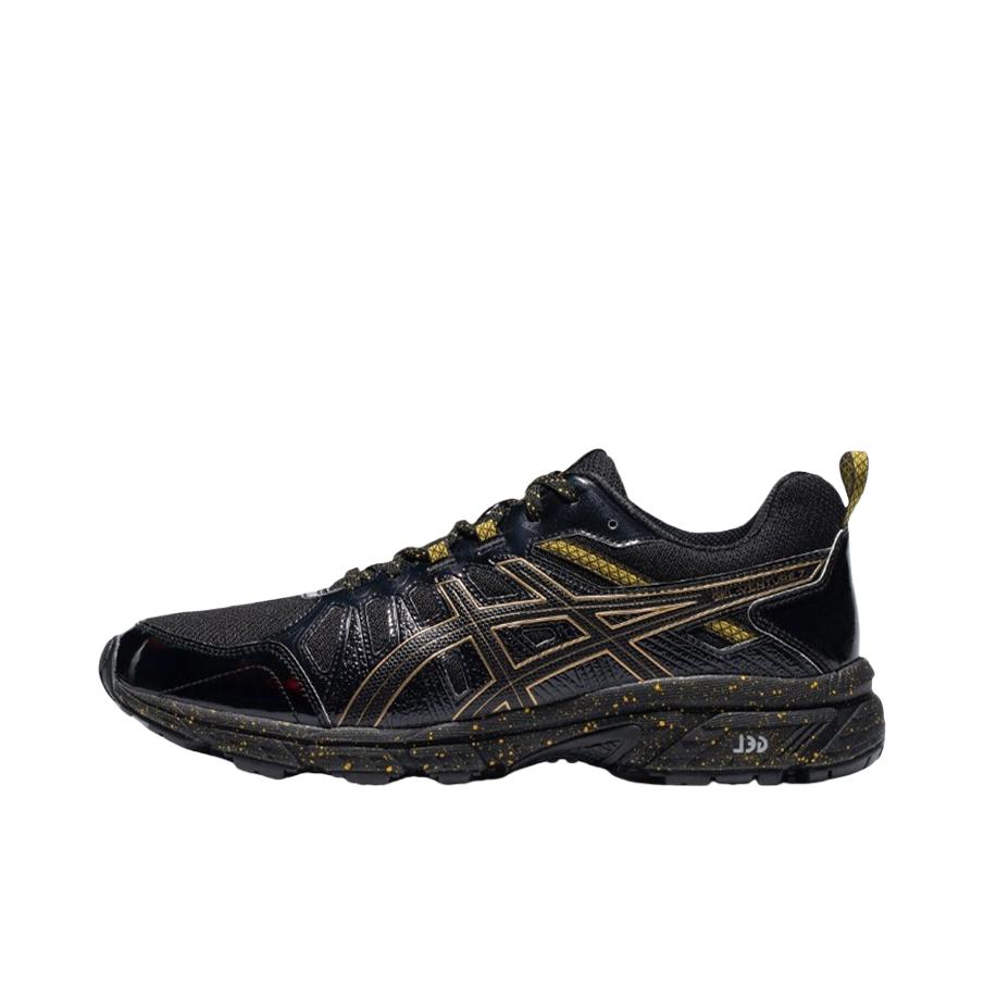 推荐商品：Asics/亚瑟士 Gel-Venture 7 型格越野 抓地 缓冲 缓震回弹 跑鞋 黑色/金色