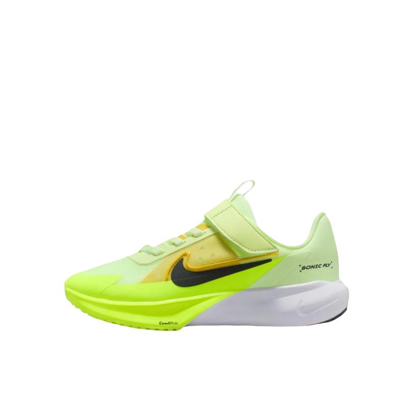 推荐商品：Nike  SONIC FLY 超音速号  魔术贴 运动鞋儿童 跑步鞋 小童/微黄绿/荧光黄/亮黄色/黑色