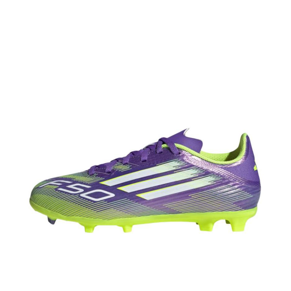 推荐商品：adidas F50 League 2G/3G AG 足球鞋 中端短钉人造草地 大童/紫色