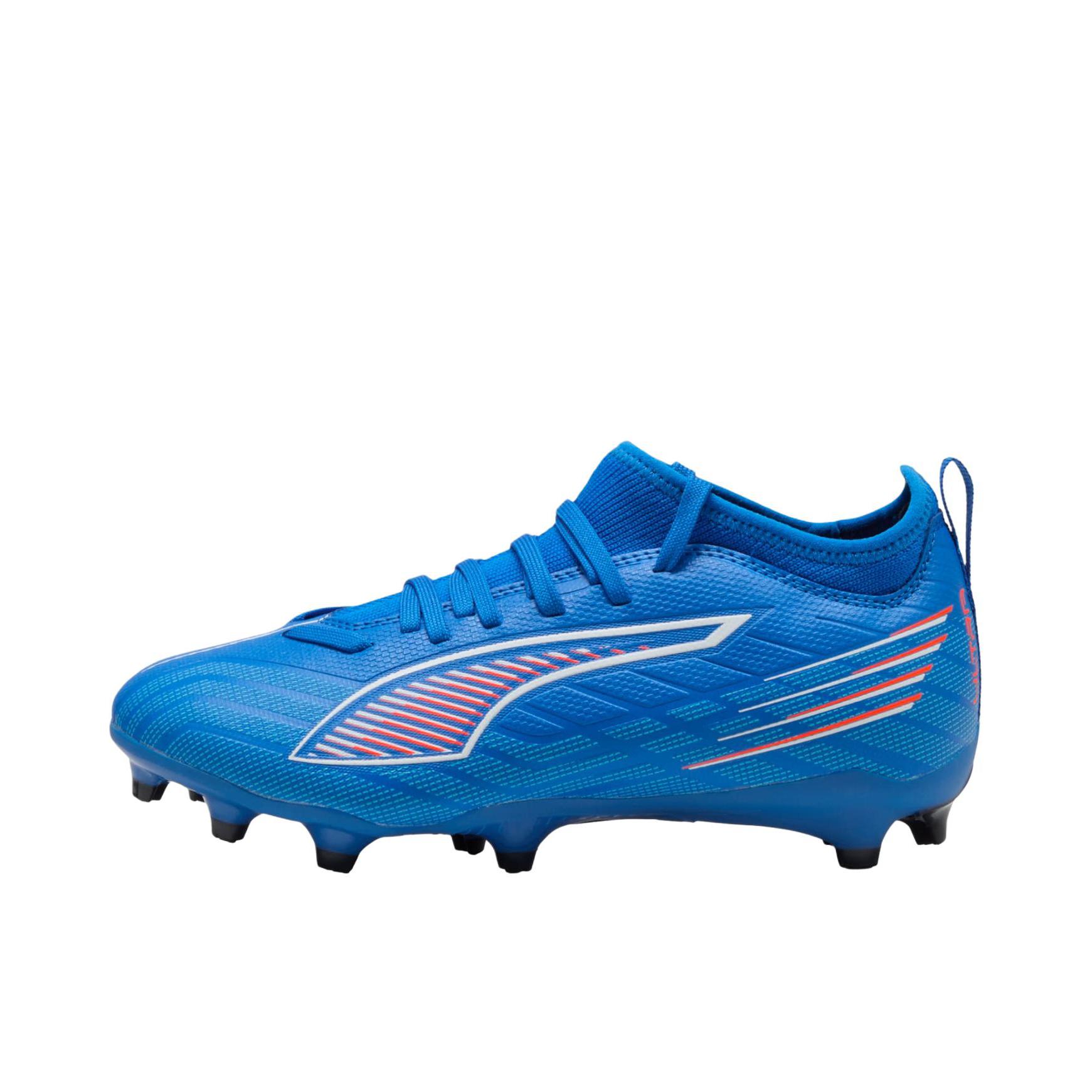 推荐商品：Puma/彪马 Ultra 6 Match FG/AG 足球鞋 混钉运动低帮系带圆头 大童/蓝色