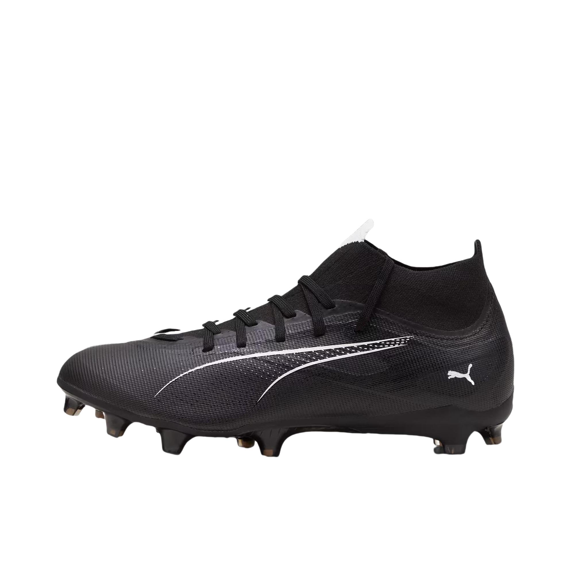推荐商品：Puma/彪马 Ultra 5 Pro FG/AG 防滑 低帮 系带 圆头 足球鞋 深黑色