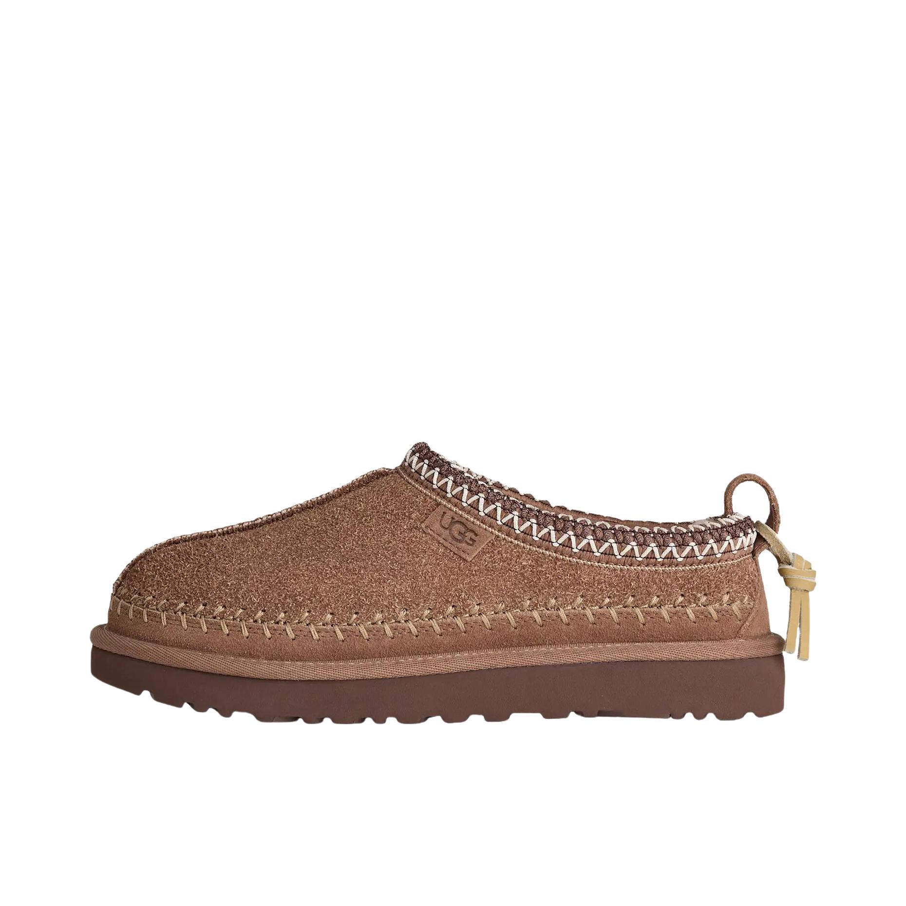 推荐商品：UGG Tasman Biarritz 运动休闲鞋 低帮一脚蹬圆头平跟 棕色